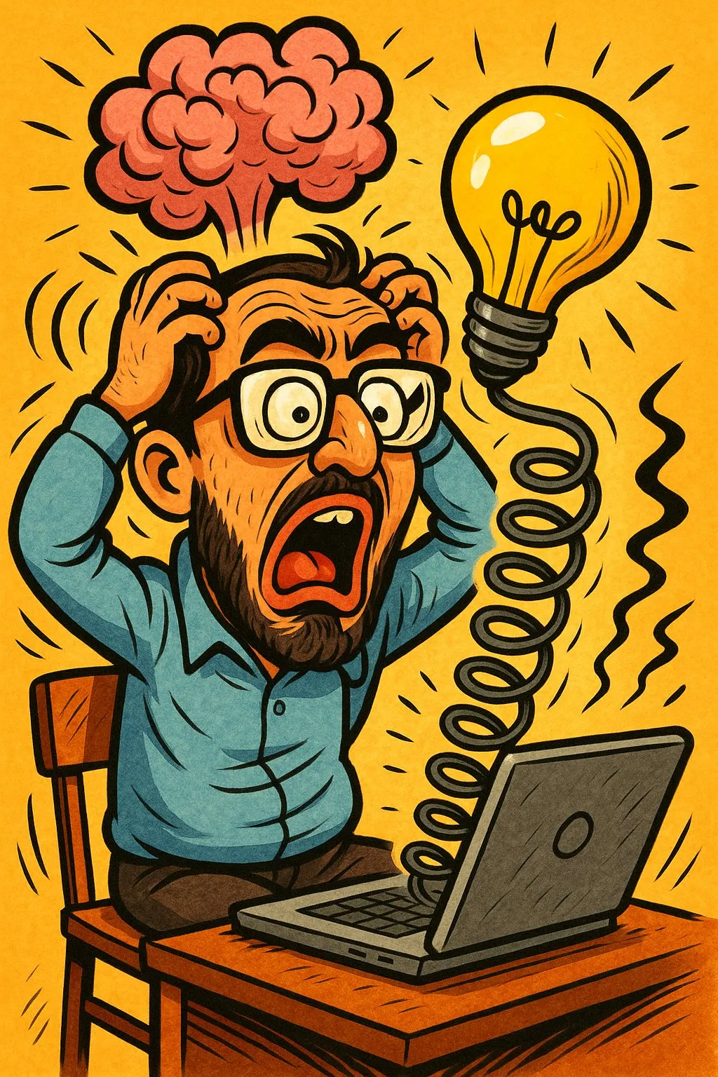 Satirical Caricature